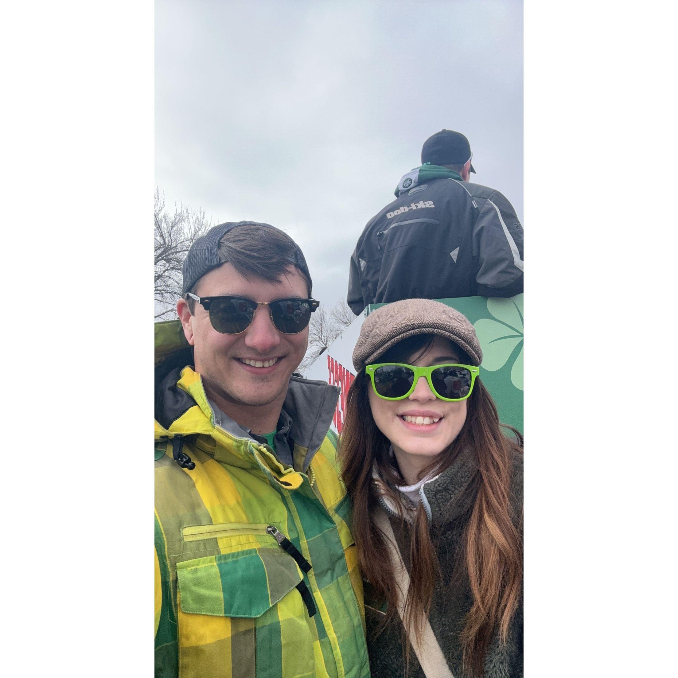 Kaitlyn organized the Genesee Brewery float and marchers for the Rochester St. Patty's Day parade, 2022 & 2023!