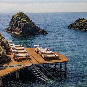 Beach Club on our Honeymoon