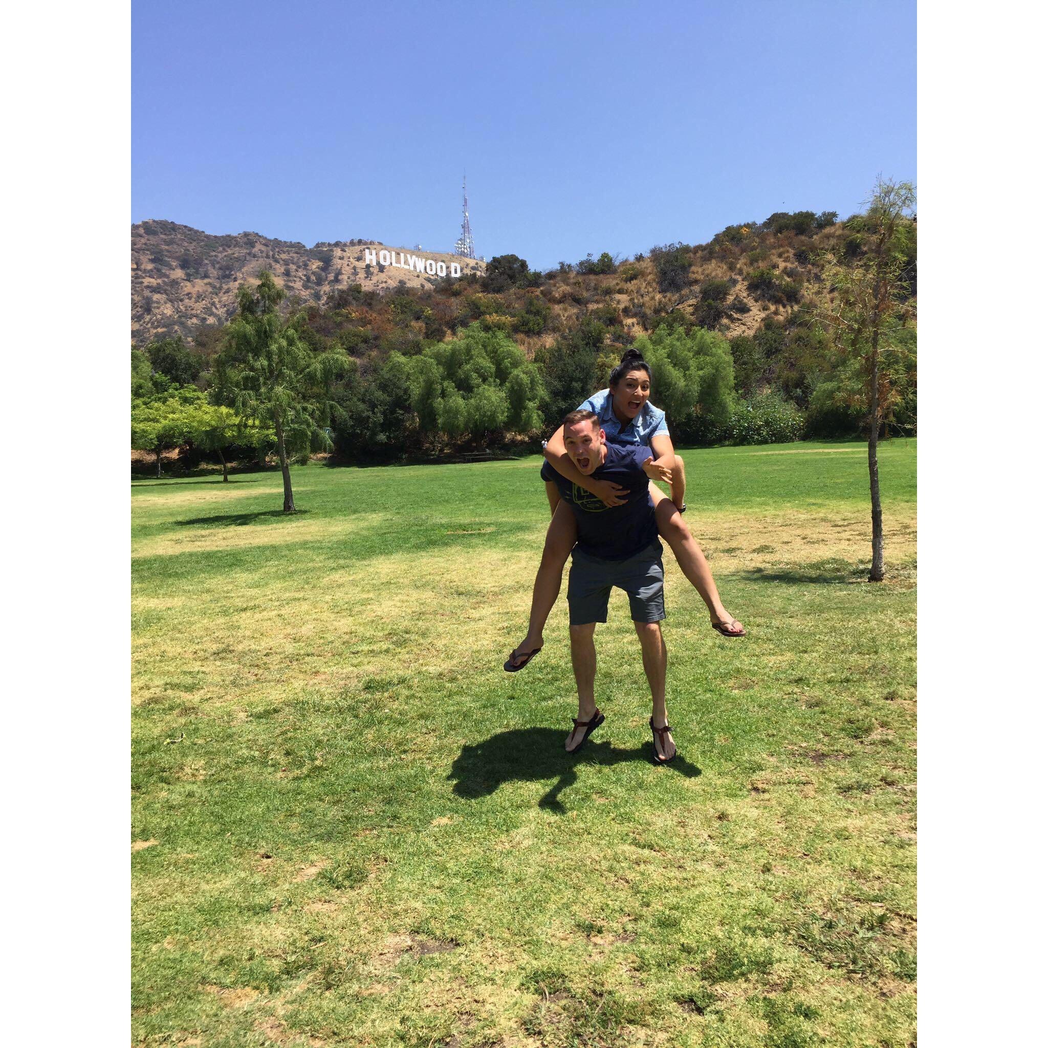 A day out in Hollywood showing John's East Coast friends the California sites.