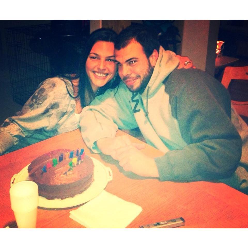 Celebrating my birthday for the first time together!