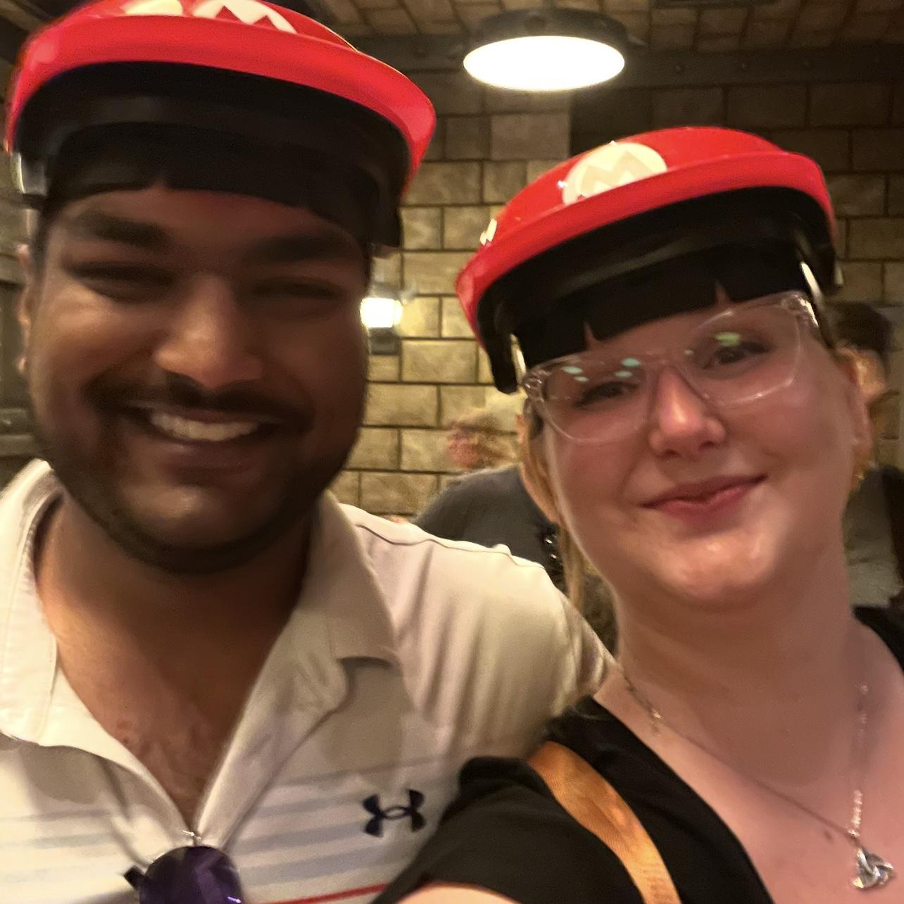 Our trip to Universal Studios on the Mario Kart ride