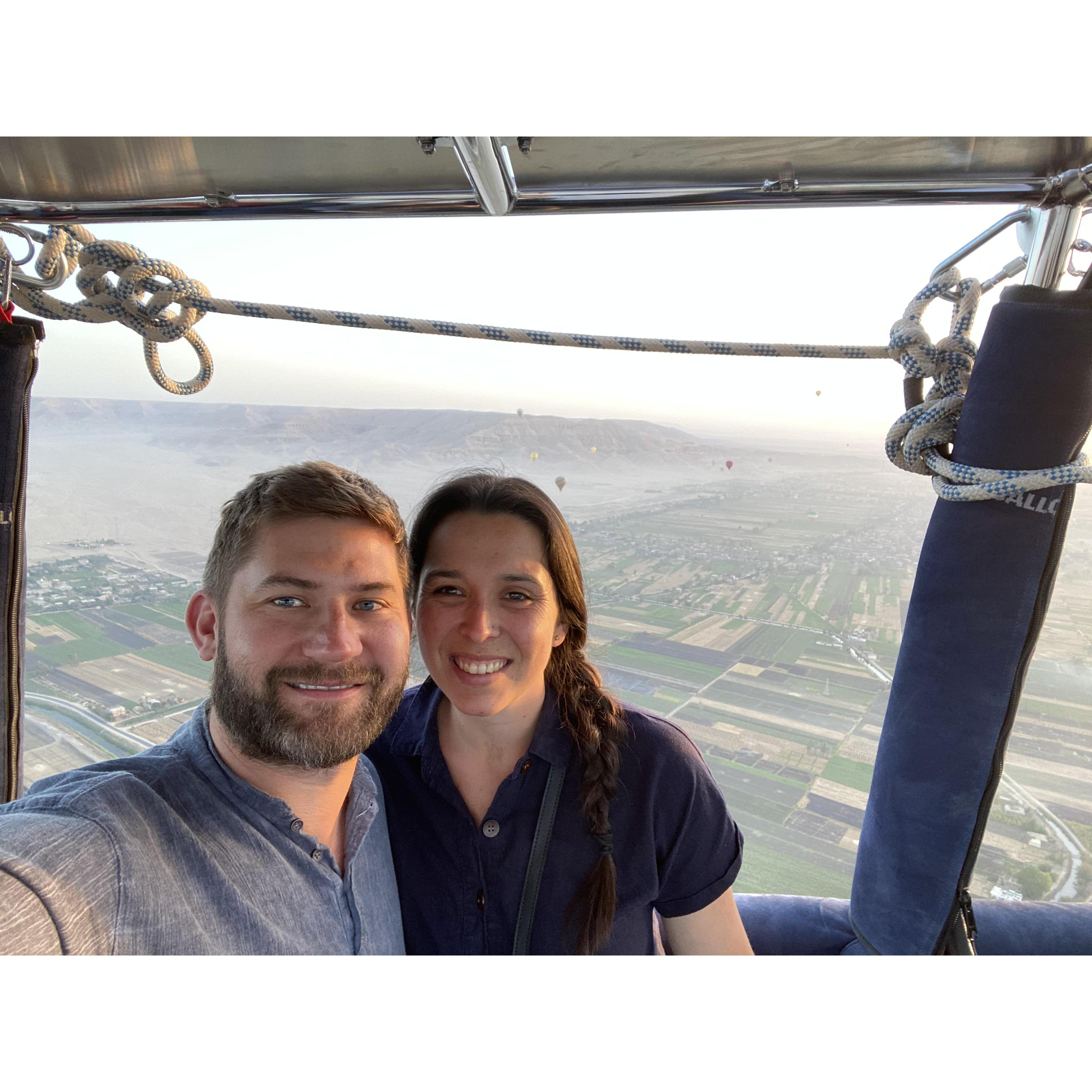 Hot Air Ballooning in Luxor, Egypt