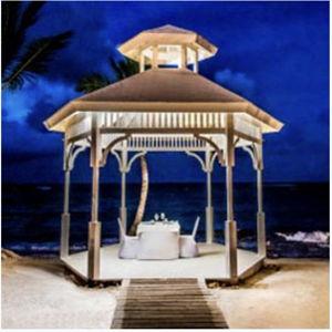 Beach Dinner on our Honeymoon