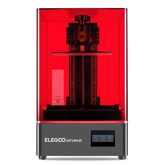 ELEGOO Saturn S Large 3D Resin Printer MSLA 3D Printer with 9.1 inch 4K Monochrome LCD and Matrix UV Light Source LCD Resin 3D Printer Printing Size 196 * 122 * 210mm