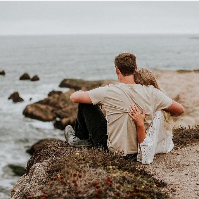 Watching the ocean from San Louis Obispo cliffs
