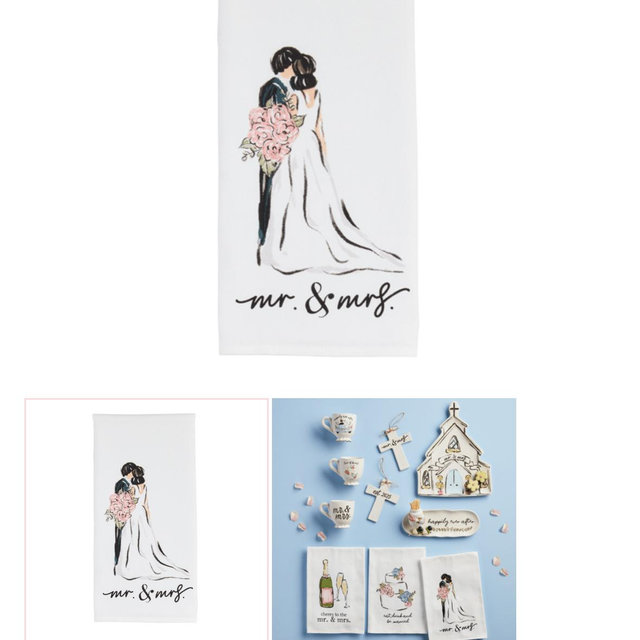 Mr. And Mrs. Wedding Towel