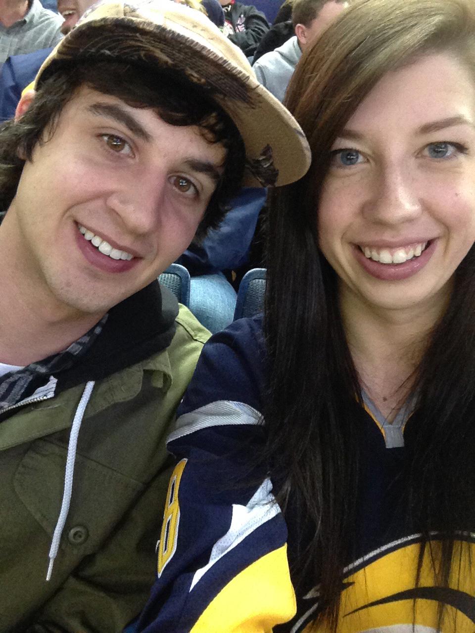 Our first Sabres game together!