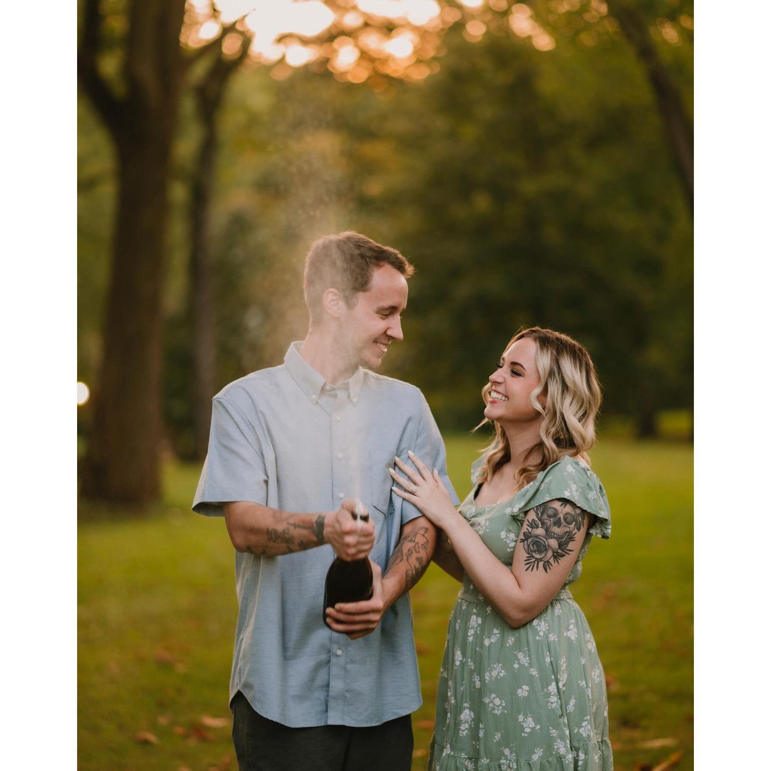 Our engagement photos (9/8/24)