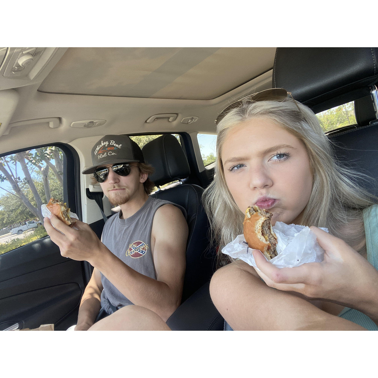 Our first roadtrip! #TopsBurgers