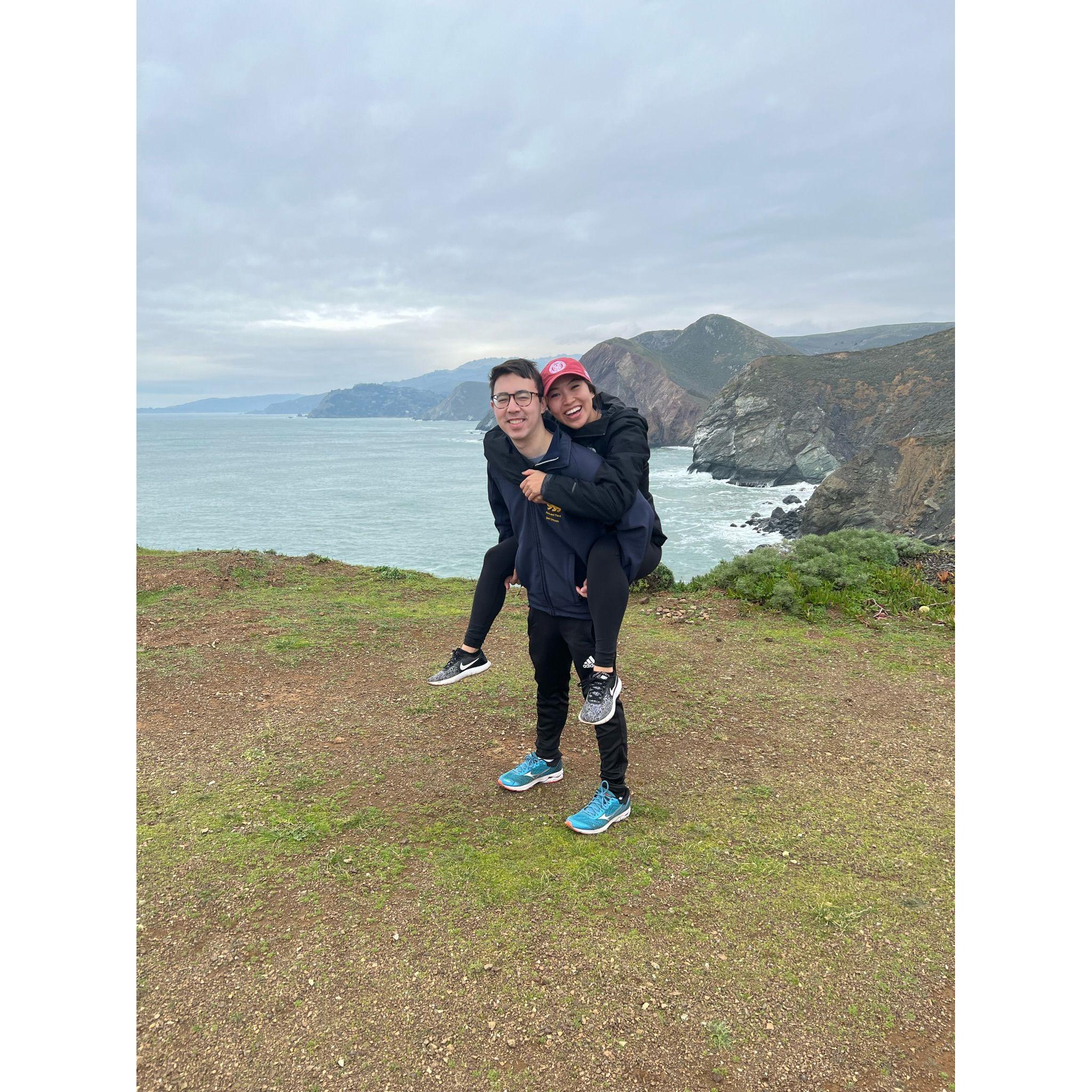 Ben carrying as usual - Sausalito, CA