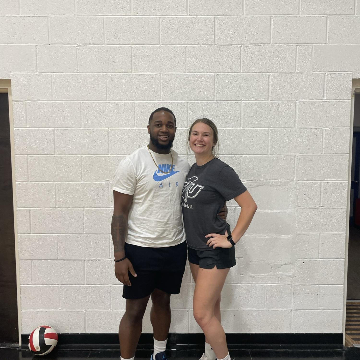 First volleyball game of Sophomore year!