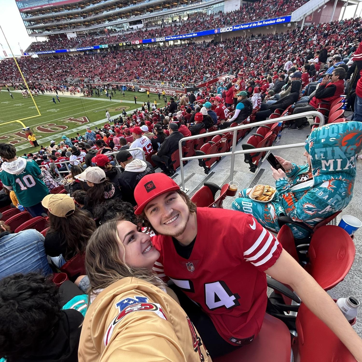 Braxton converted Suzanne to a Niners fan