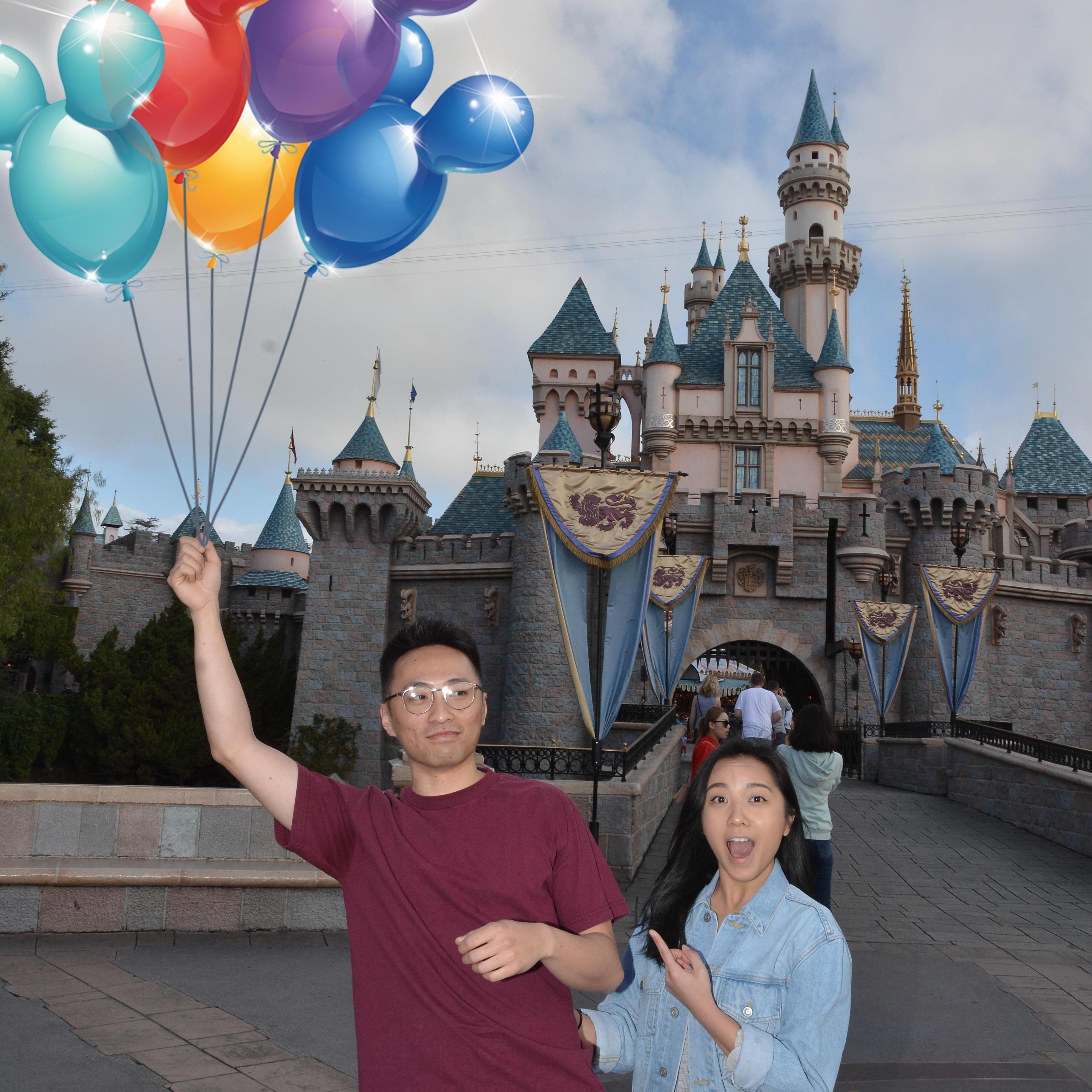 First time at Disneyland together.