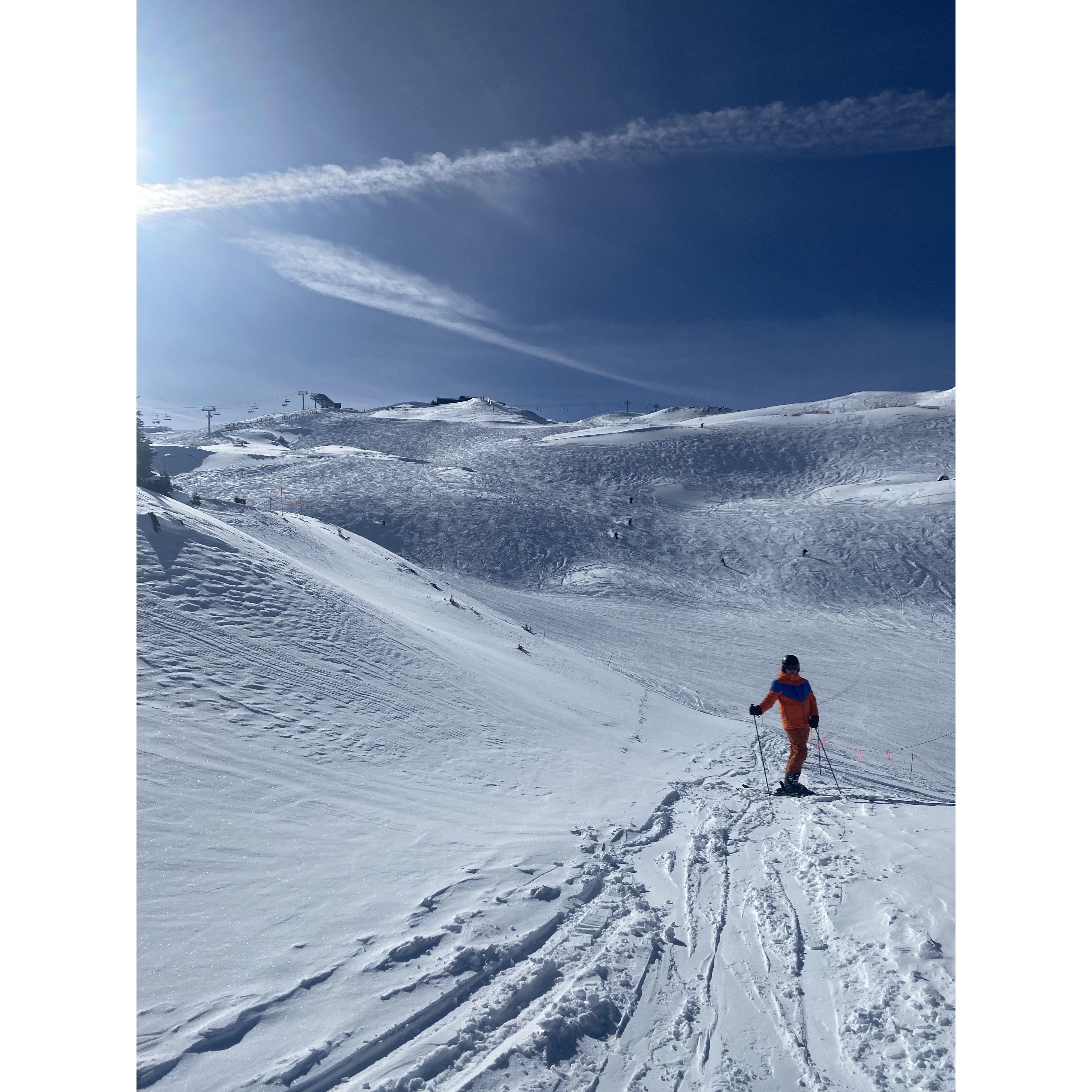 Bluebird day at Arapahoe Basin