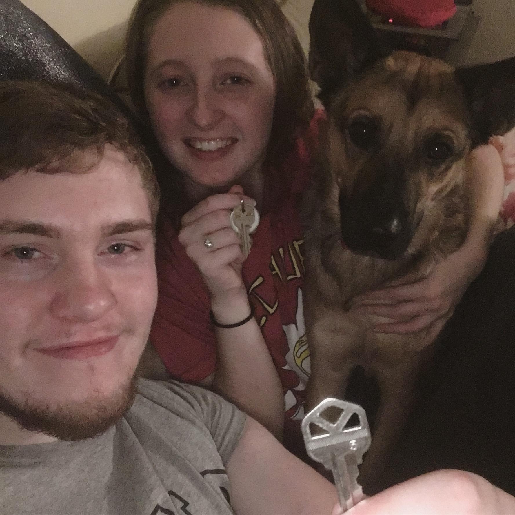 Our first roommate-free apartment! 2018.