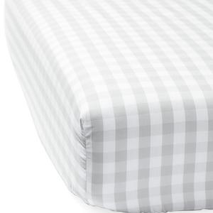 Gingham Crib Sheet