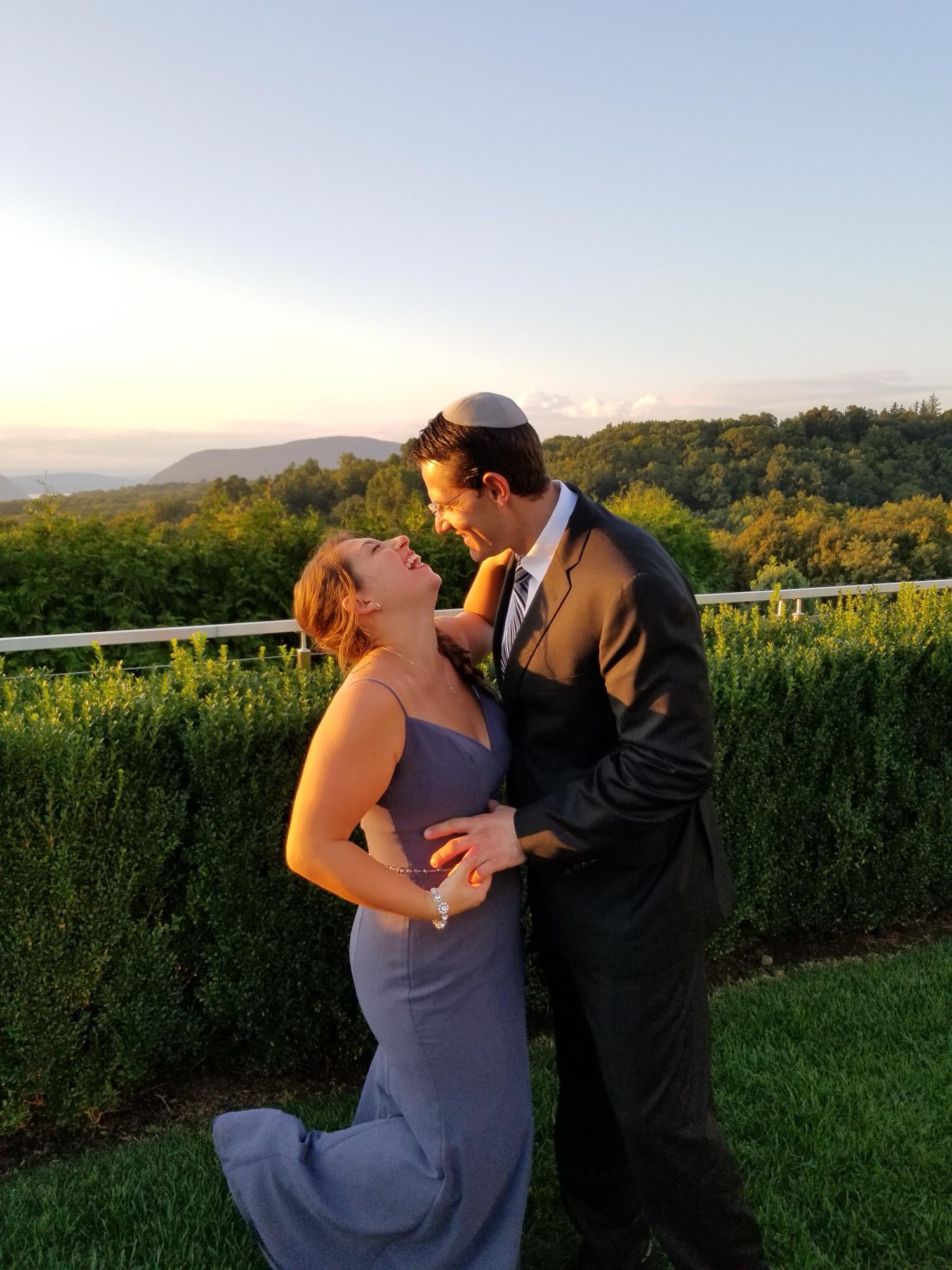 Favorite picture of Dan and I from Netta's gorgeous wedding in the Hudson Valley!