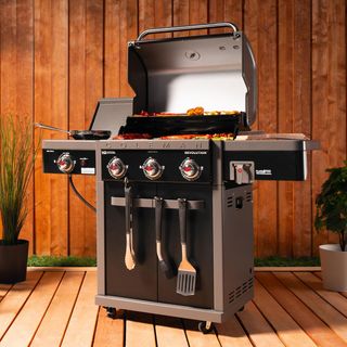Revolution 3-Burner Propane Gas 5-Piece Barbeque Grilling Tool Set