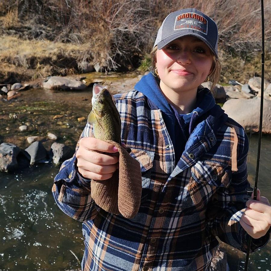 Marcus helped me catch my first fish 🐟