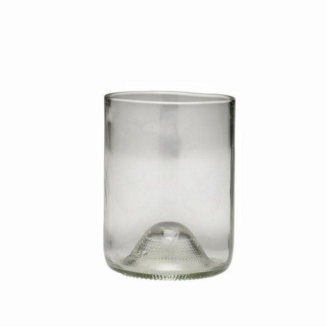 Vintage Clear Water Glass 12Oz (.35L) 4 1/8" (10.5Cm) H, Set Of 6
