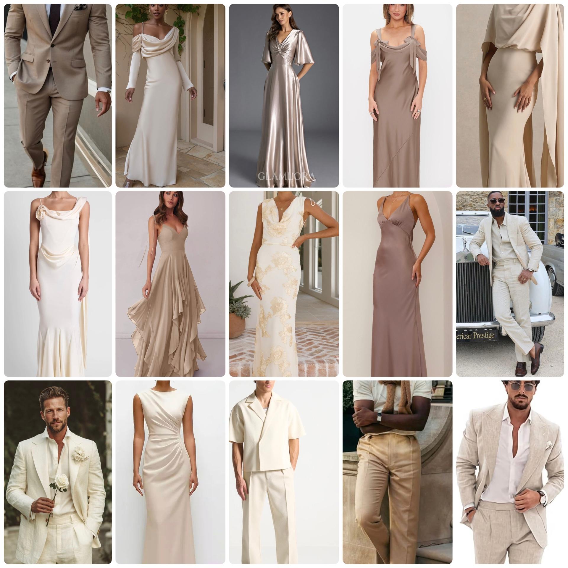 Appropriate colors for wedding guests to wear 😍🥂