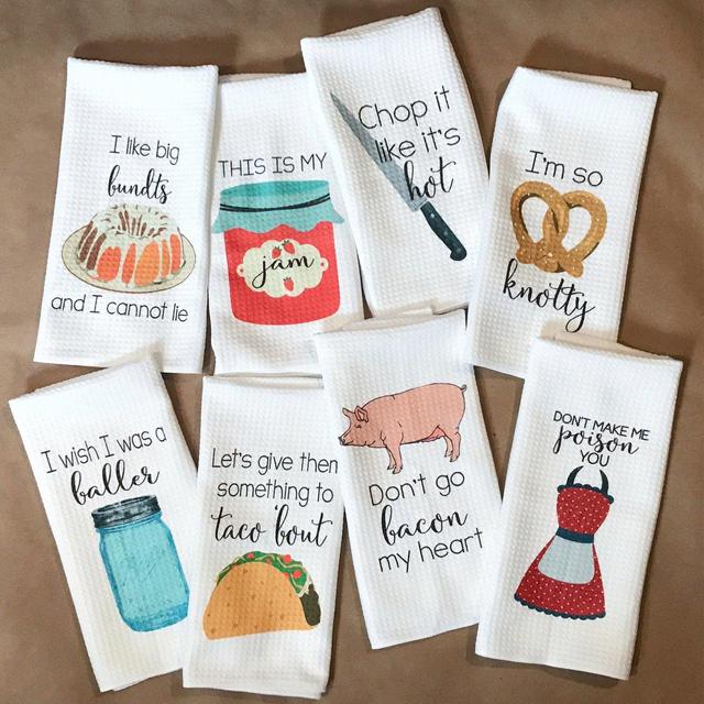 Funny Kitchen Towels - Kitchen Decor -...