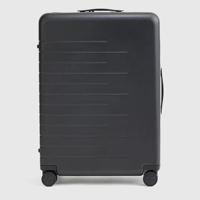 Black Expandable Medium Check-In Suitcase
