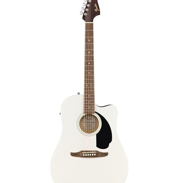 Fender California Redondo CE Acoustic-Electric Guitar - White