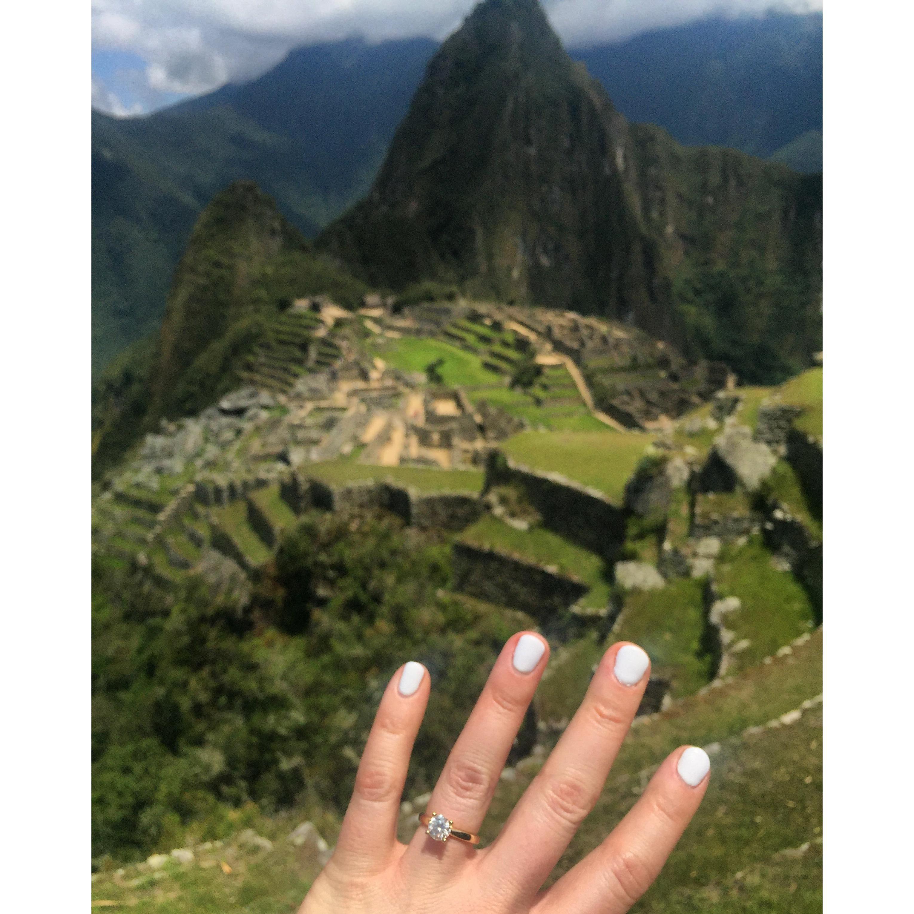 most unreal proposal ever...Machu Picchu 12/5/18