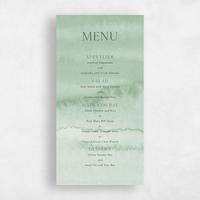 Green Wedding Menu - Loreto