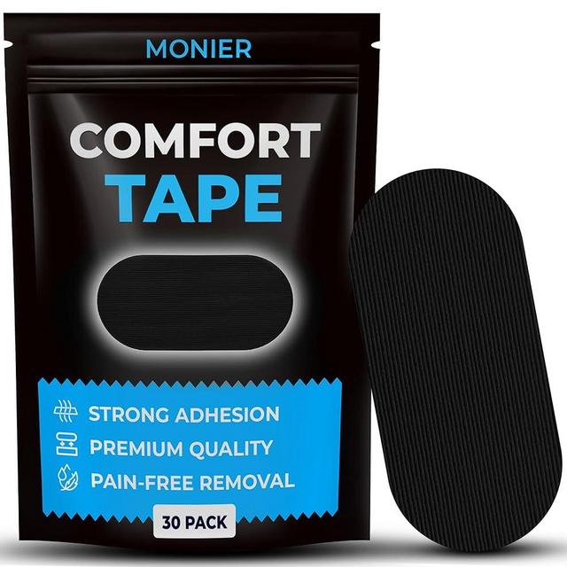 MONIER Comfort Tape (30 Pack) - Pain Free Removal, Hypoallergenic, Latex Free & Gentle On Skin - Skin Friendly Adhesive Cotton Tape