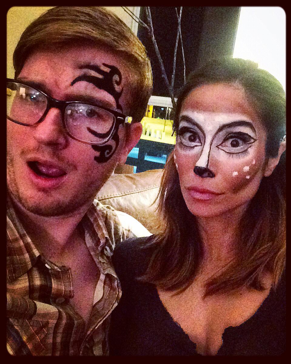 Celebrating halloween, October 2015.