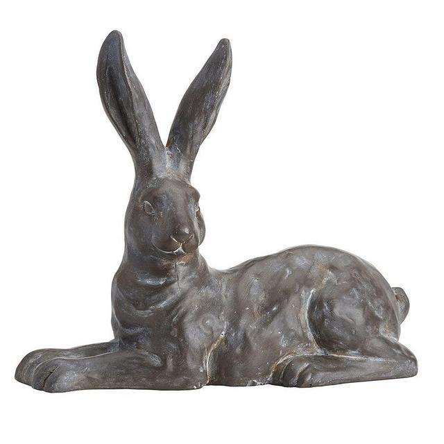 Essex Handcrafted Bunny Sculpture, Laying