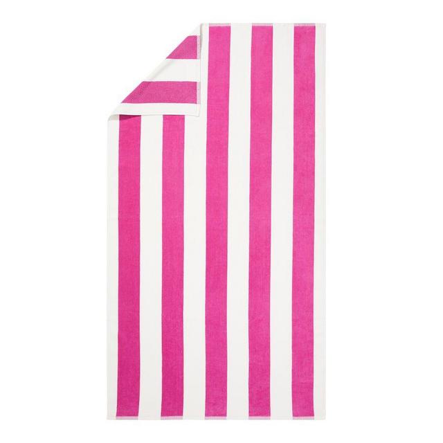 Flamingo Classic Awning Striped Beach Towel