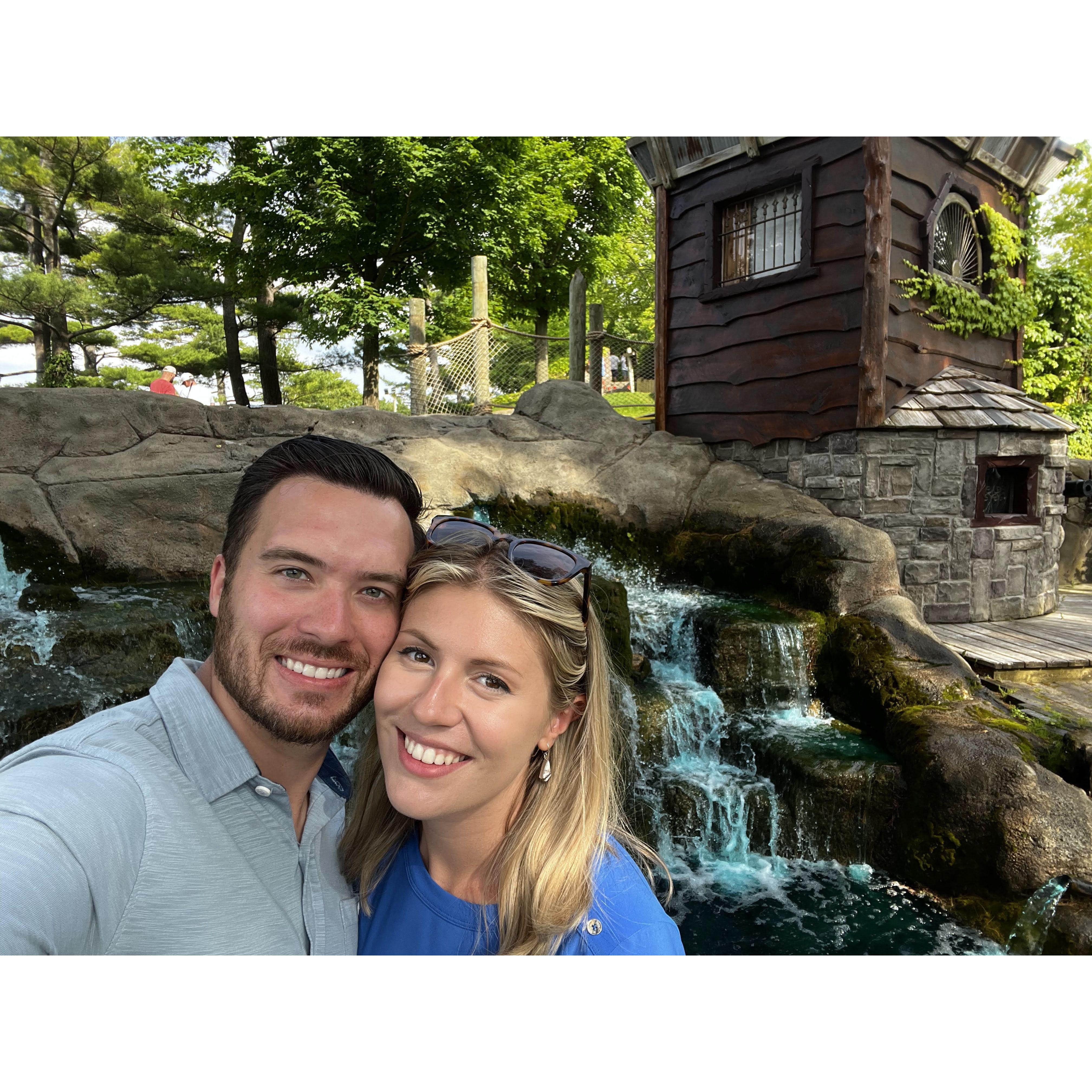 Putt-putt is one of our favorite summer-time activities, and this one was located up in Traverse City!