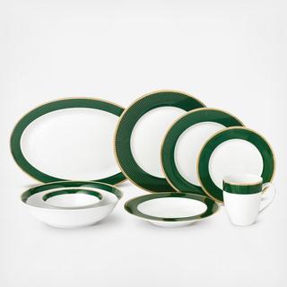 Lorren Home 50-Piece New Bone China Dinnerware Set, Service for 8
