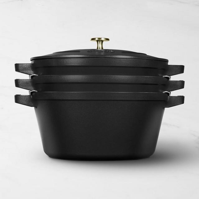 Staub Stackable 4-Piece Set, Black