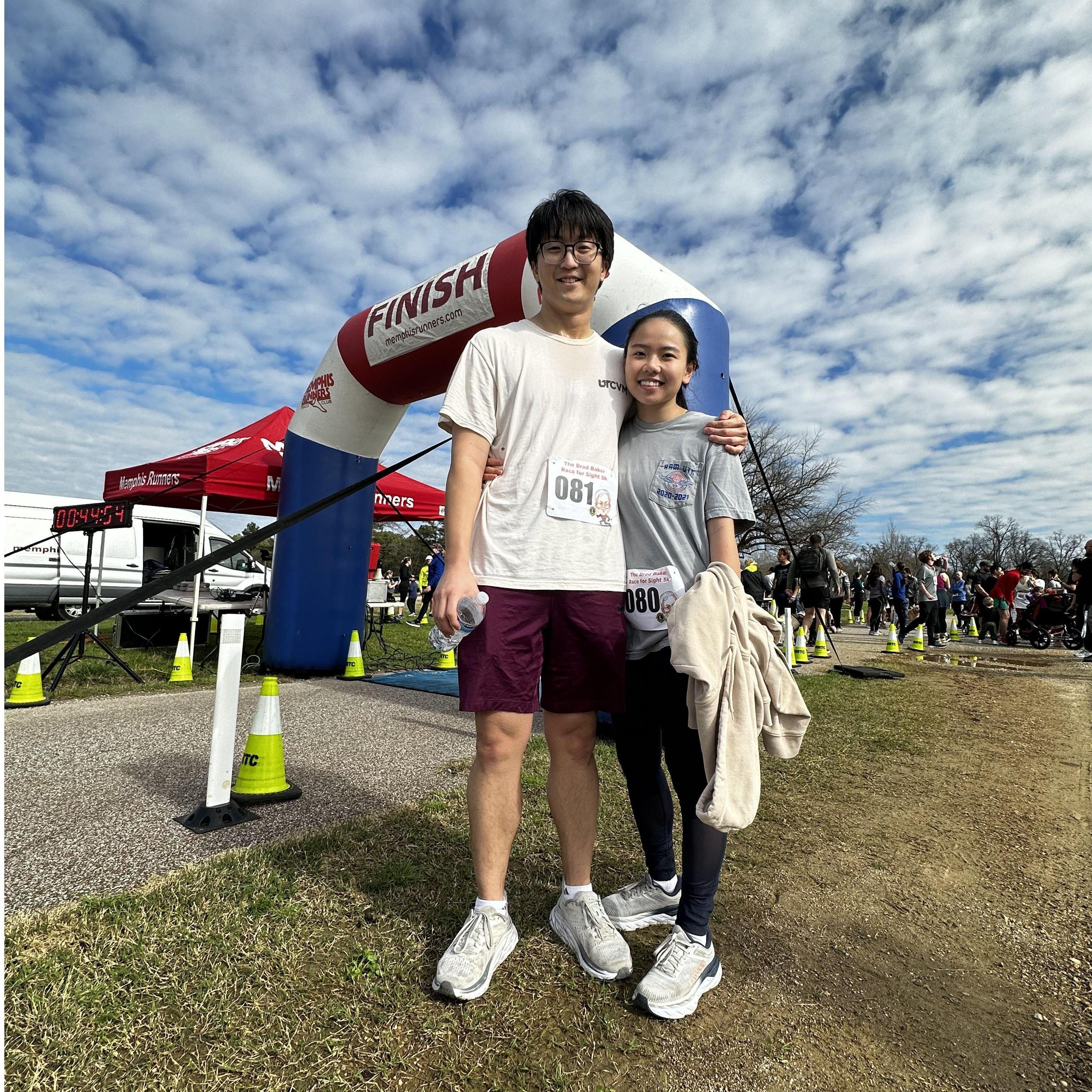 Our first race!