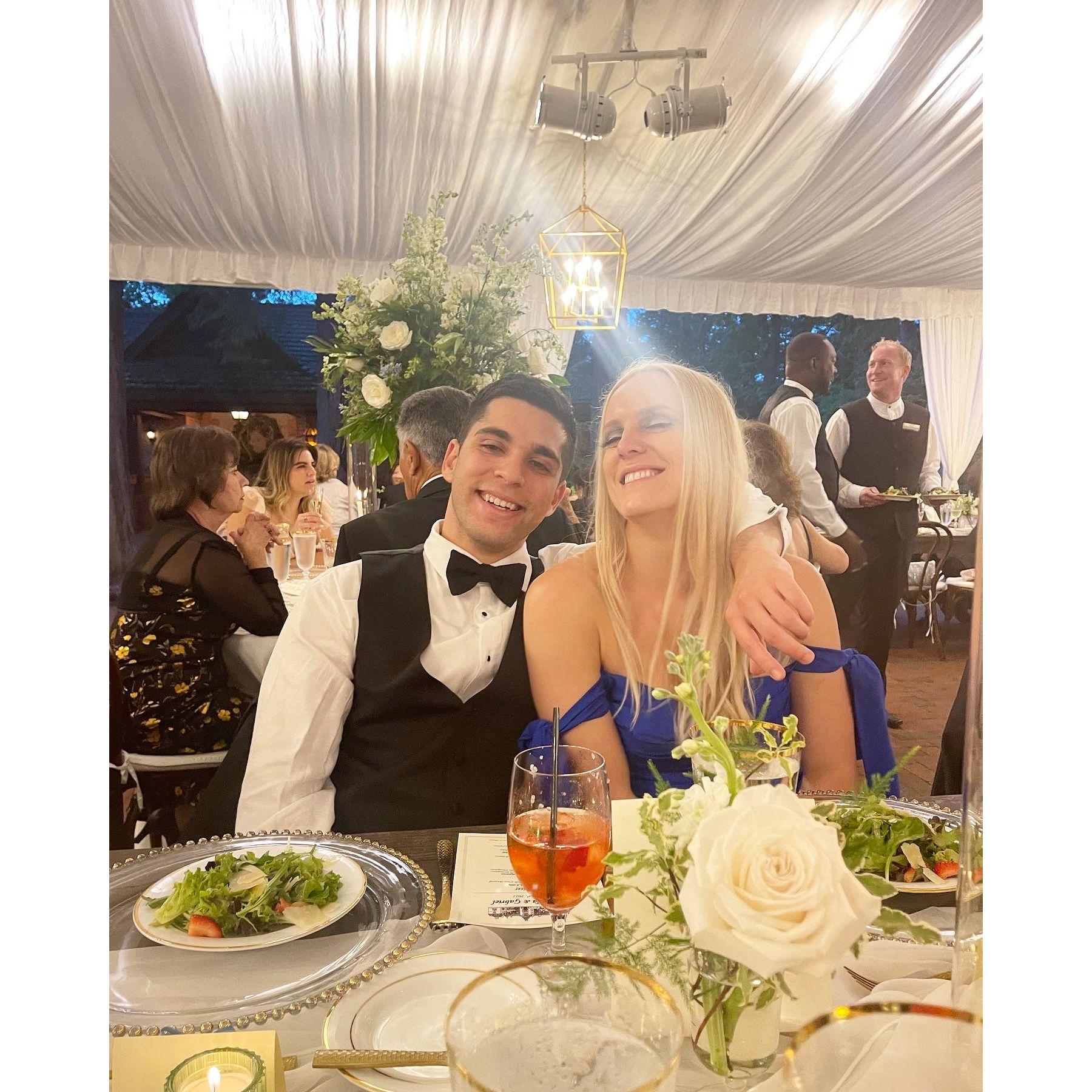 Celebrating some of our closest friends' special day together and now they'll take part in ours!