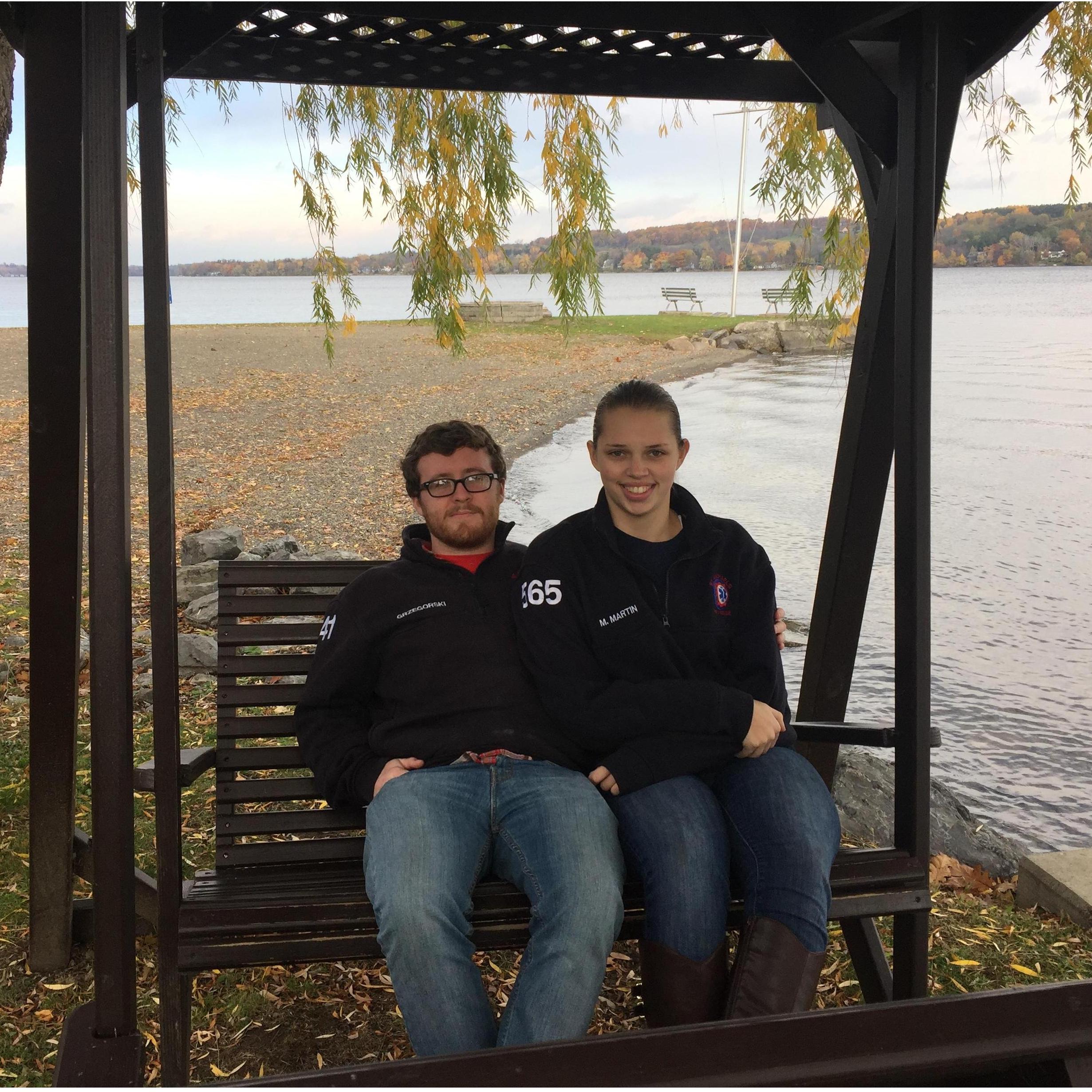 Joe's first time coming home to McKenna's town. Little did they know, this is the exact location they will be getting married!