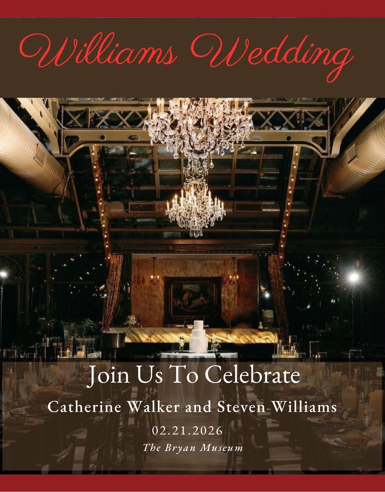 The Wedding Website of Catherine Walker and Steven Williams