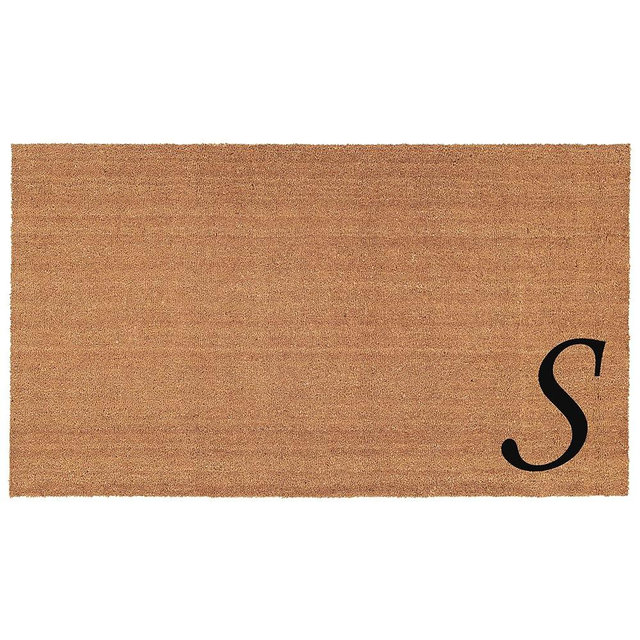 Calloway Mills 153621830S Urban Chic Monogram Doormat 17" x 29" (Letter S)