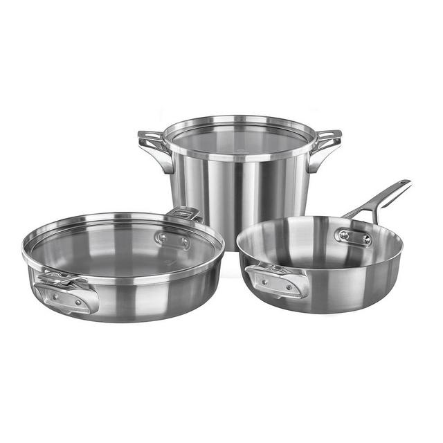 Calphalon Premier Space Saving Stainless-Steel 5-Piece Cookware Set
