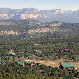 Aerial view of Zion Ponderosa Resort