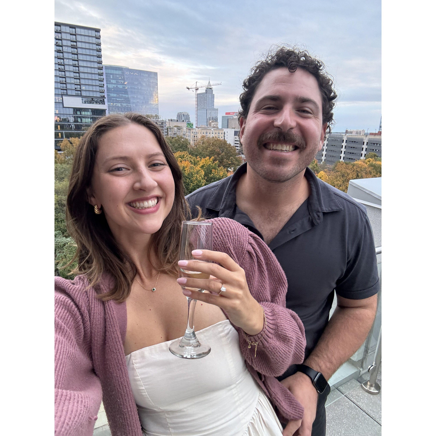 Post-engagement celebration in Raleigh - 10/27/24
