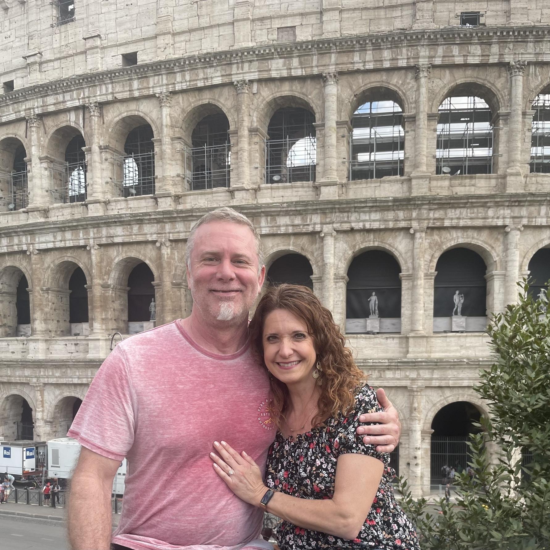 The Colosseum in Rome a few days after we got engaged in Florence ❤️💍
April 16, 2022