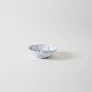 Grey on White Splatterware 9 Inch Pasta Bowl