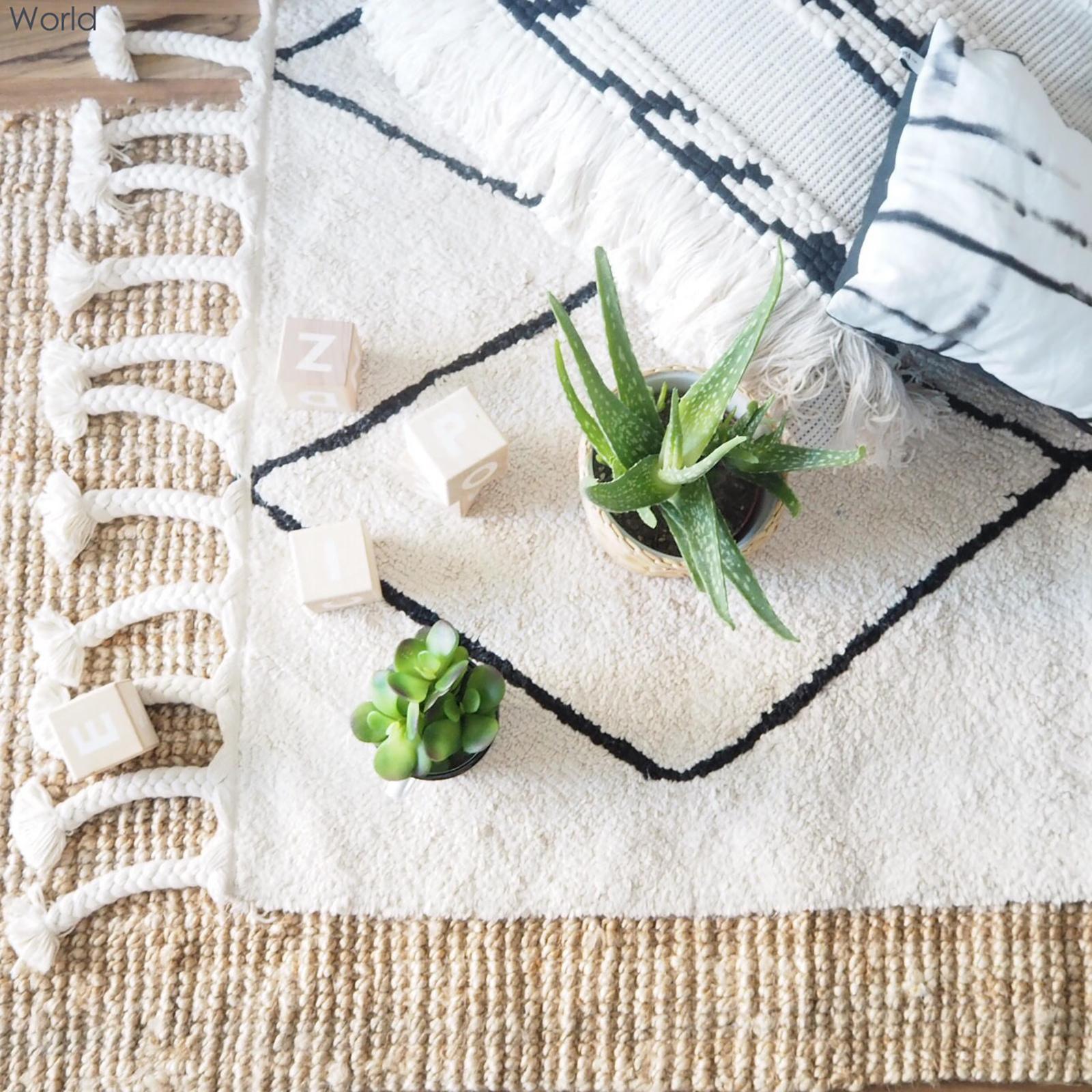 新品 LorenaCanalsWashableRugBereber ETHNIC Woolable Rug Berber Soul | Lorena Canals