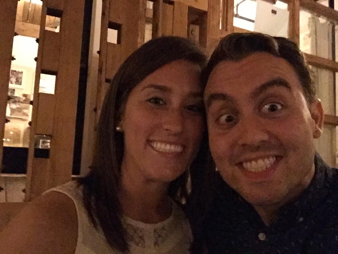 Our first date out at Millworks in Harrisburg, PA - September 29, 2017