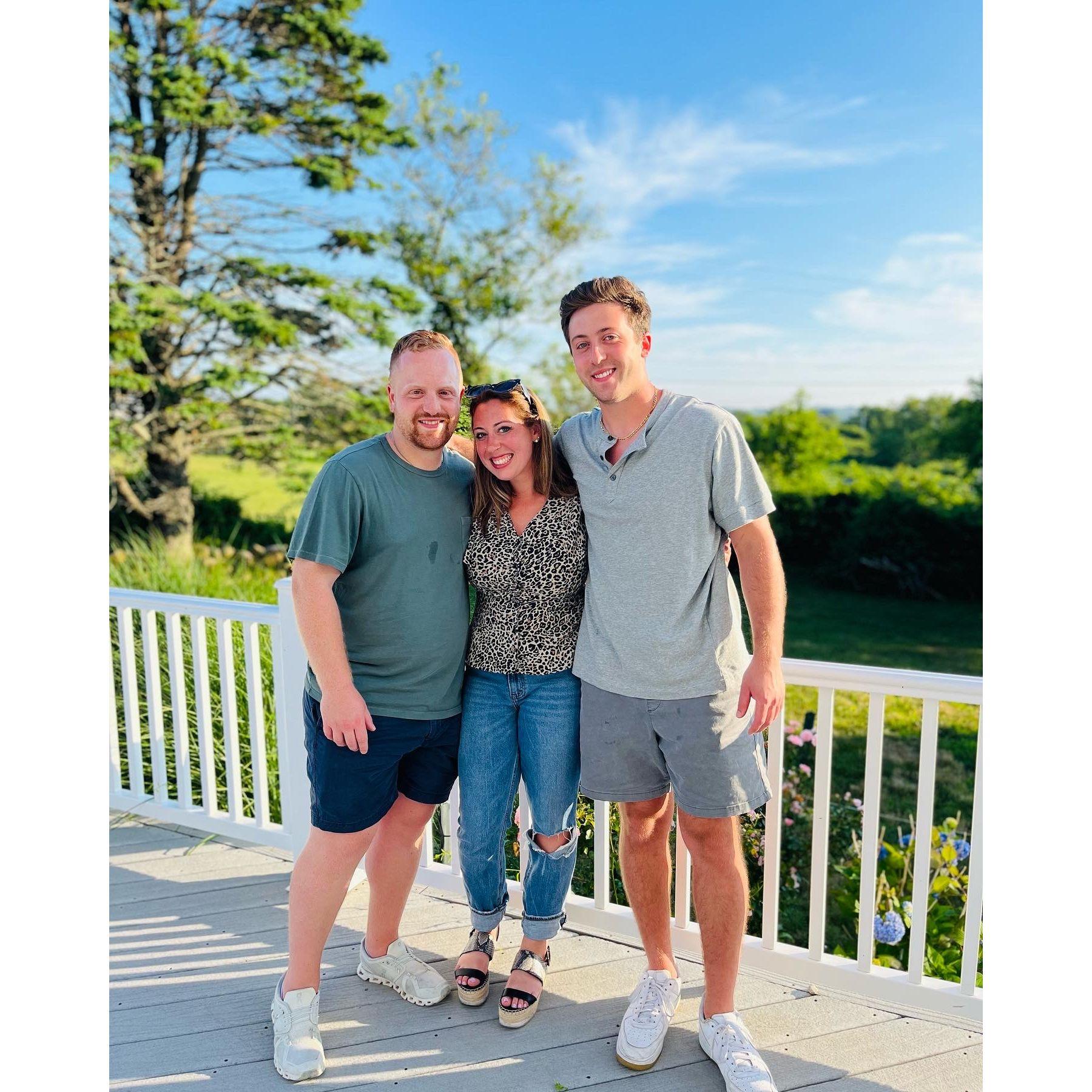 Jason, Leah and Ethan in Block Island!